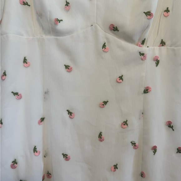 Fame and Partners White Floral Mini Dress - Picture 3 of 10